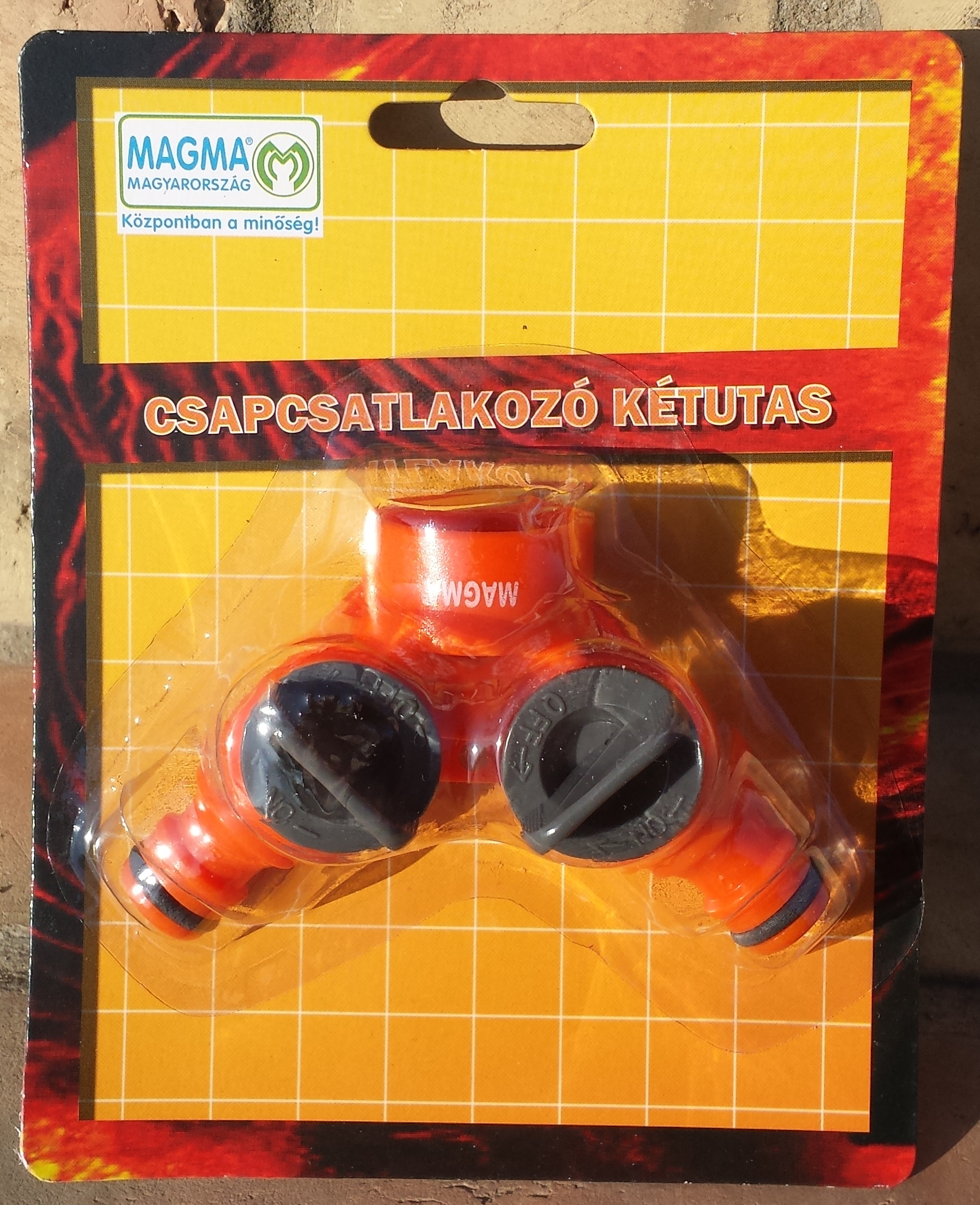 Kuplung csap csatlakozó 2 utas 3/4
